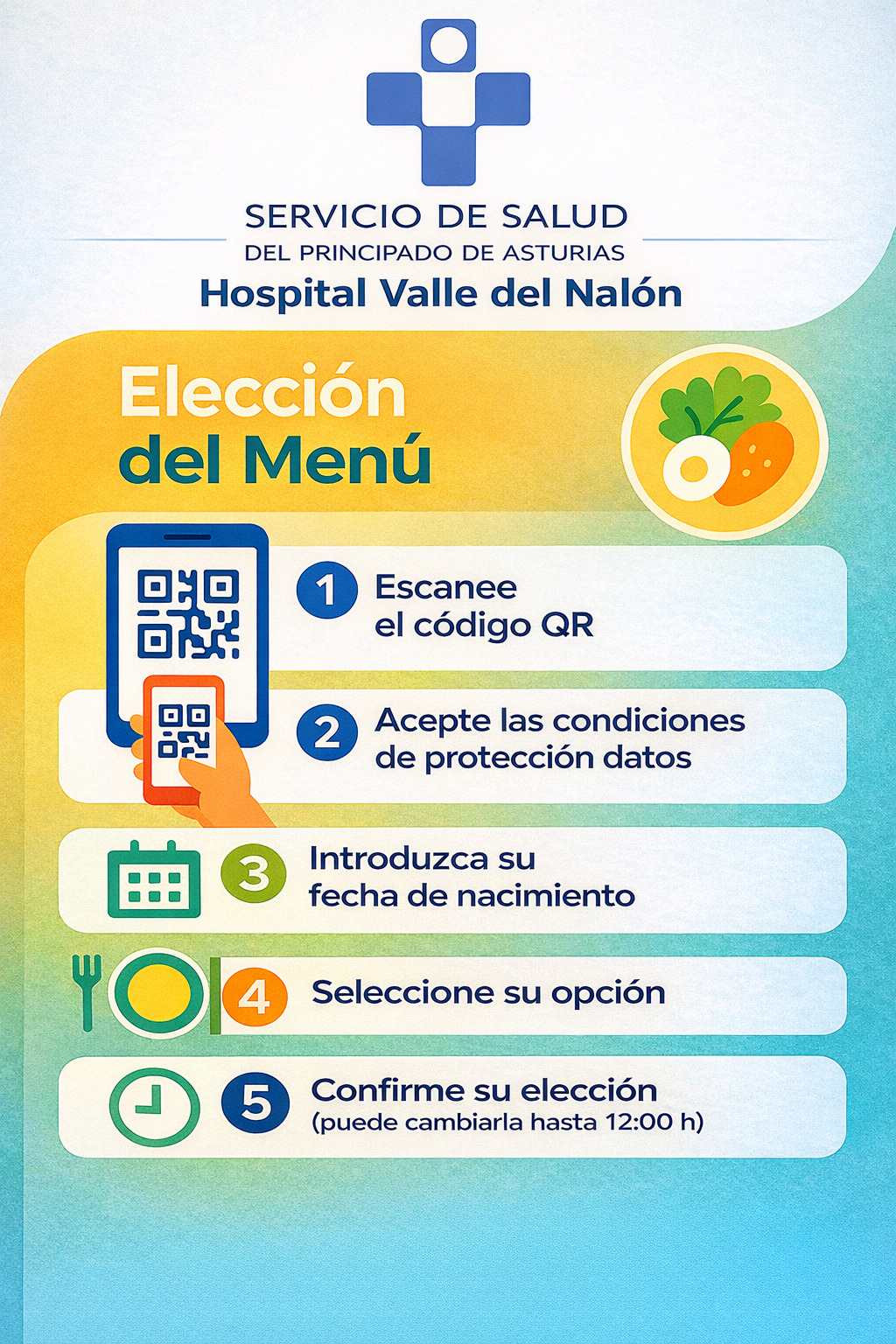 2026 02 23 NP Elección de menús en hospitales flyer 1