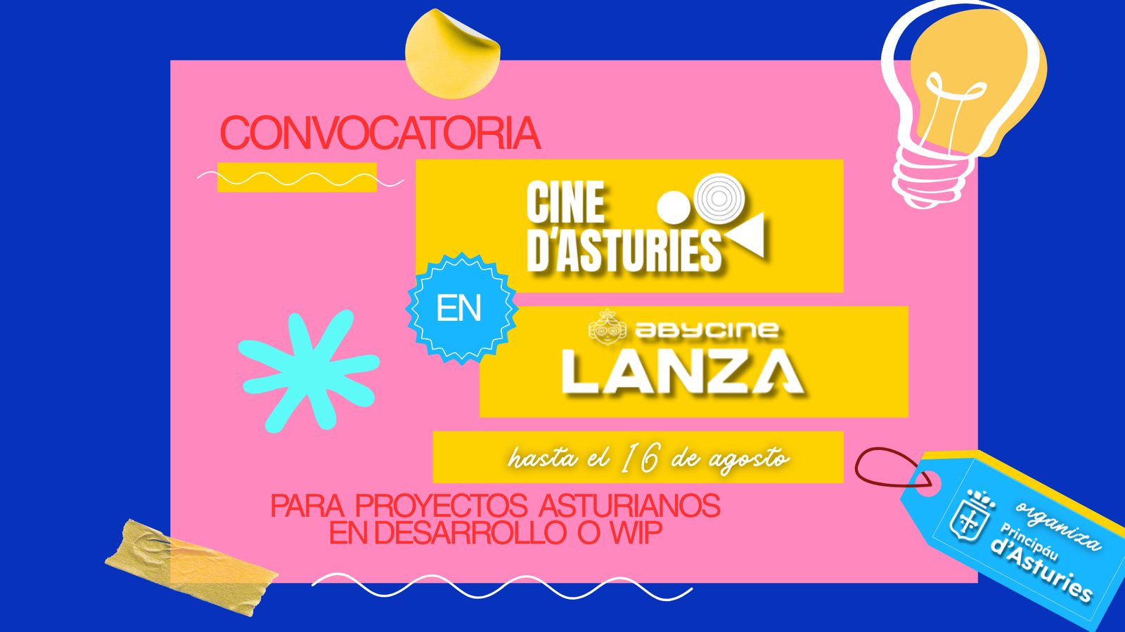 Cultura impulsa el cine asturiano con la selección de dos proyectos para participar en el foro de encuentro profesional Abyicine Lanza