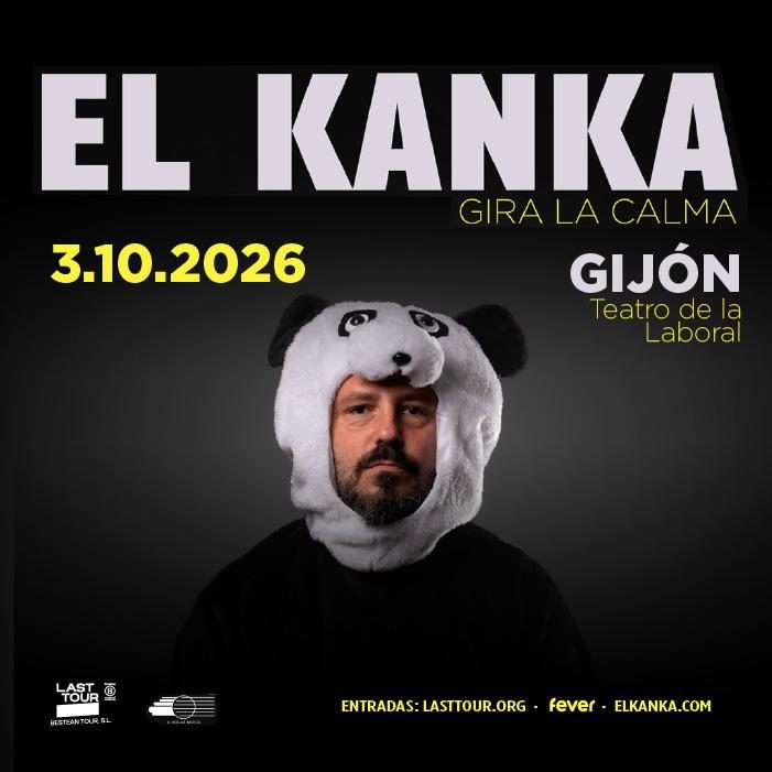 El Kanka. Gira La Calma, 3 octubre 20:30 horas en el Teatro de la Laboral