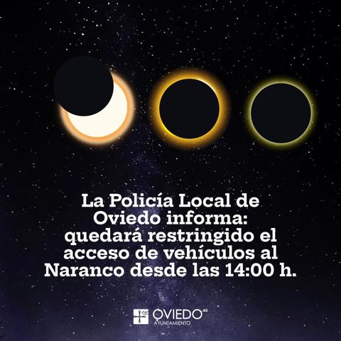 La Policía Local de Oviedo informa de que quedará restringido el acceso de vehículos al Naranco desde mañana a las 14:00 h