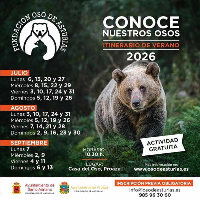 Conoce nuestros osos. Proaza