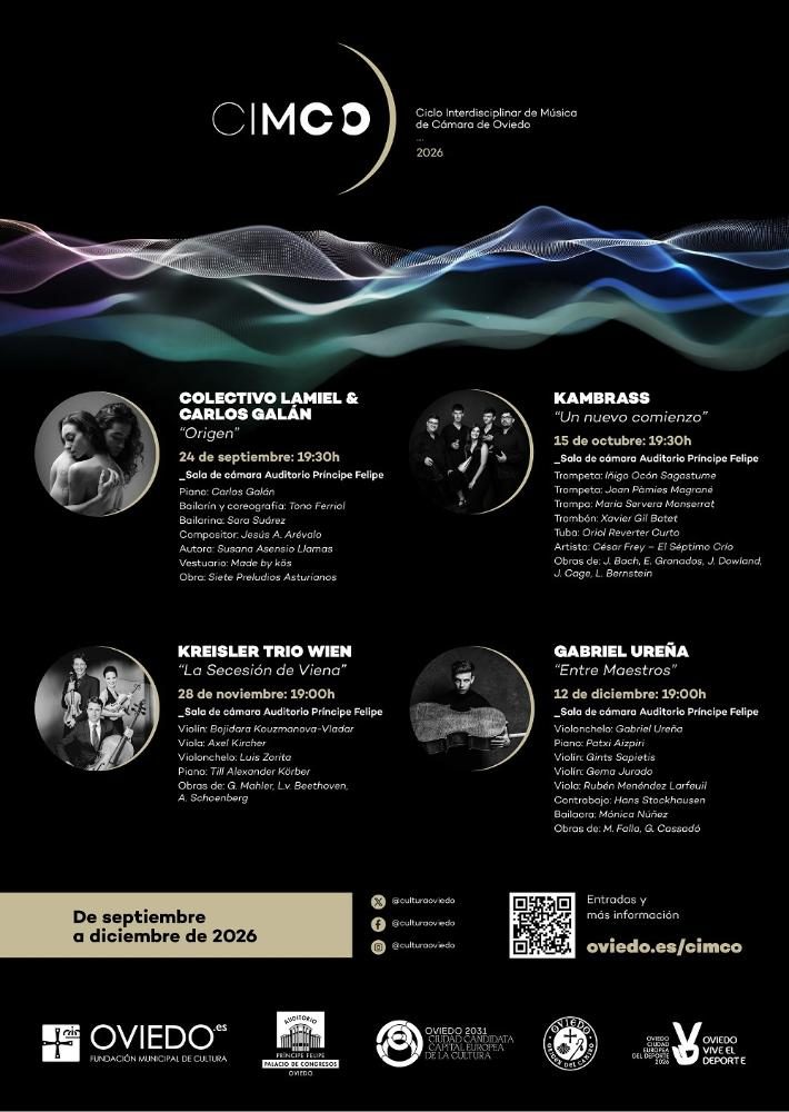 El Ciclo Cultural CIMCO vuelve en septiembre con una propuesta que conjuga la música de cámara con danza, moda, artes pláticas, teatro y otras disciplinas