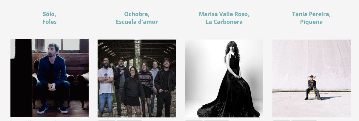 Marisa Valle Roso, Tania Pereira, Sólo y Ochobre competirán el 2 de octubre a las 20 horas en la final del XVIII Premiu Camaretá al Meyor Cantar