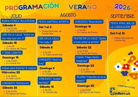 Verano 2026. Caravia