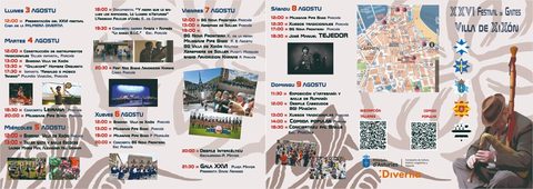 XXVI Festival de Gaites Villa de Xixón, del 3 al 9 de agosto