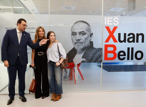 Xuan Bello da nombre al instituto de Educación Secundaria de La Florida