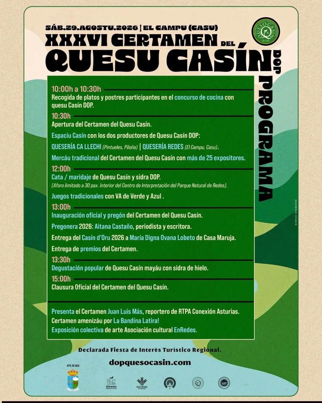 XXXVI Certamen del Quesu Casín en Caso