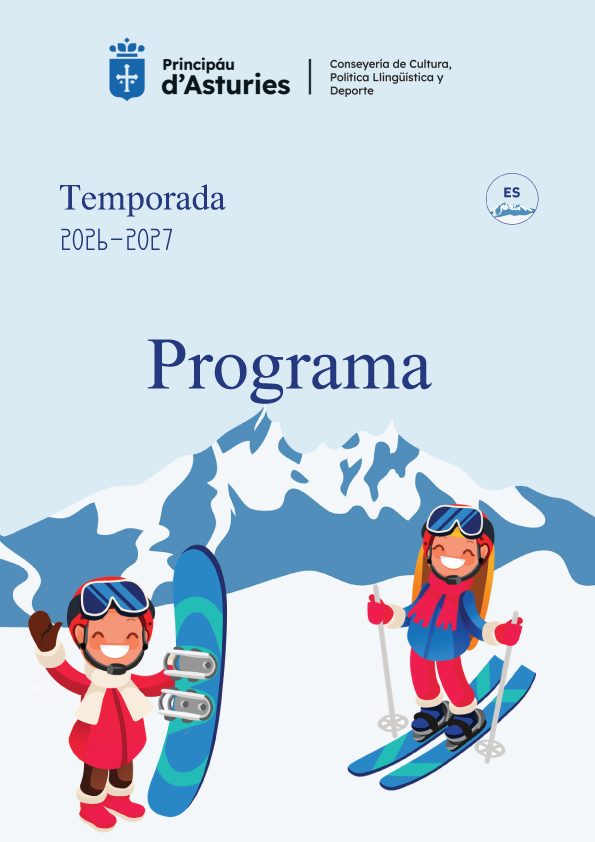 Cultura abre el lunes la inscripción para la Semana Blanca, que acercará el esquí y la montaña al alumnado asturiano