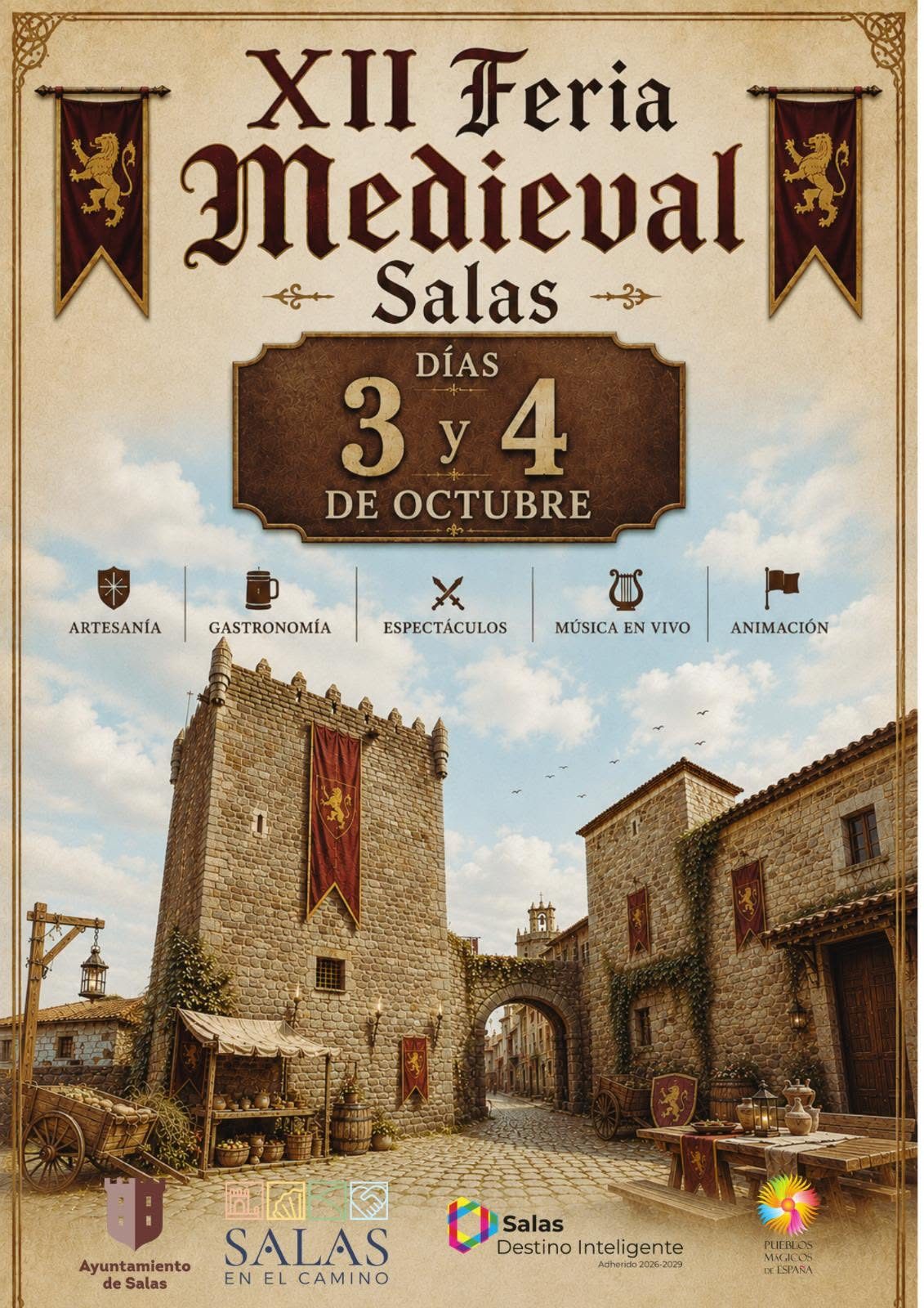 XII Feria Medieval de Salas, 3 y 4 de octubre