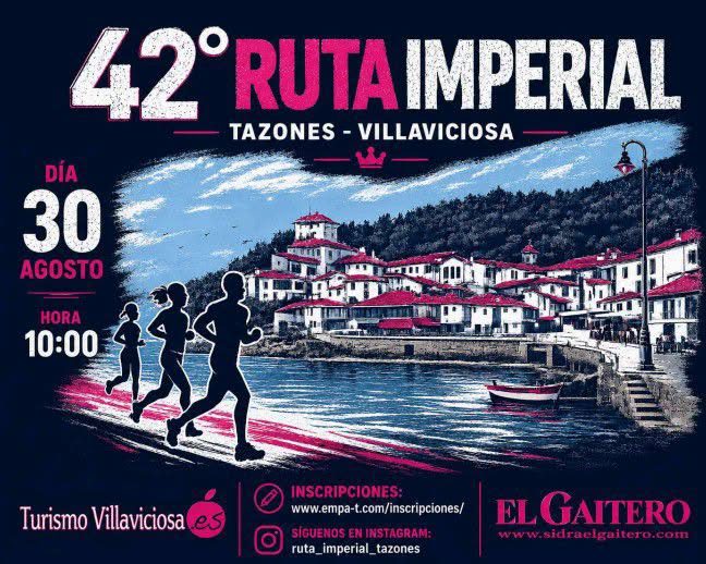 Cross Ruta Imperial Carlos I, 30 de agosto Tazones Villaviciosa