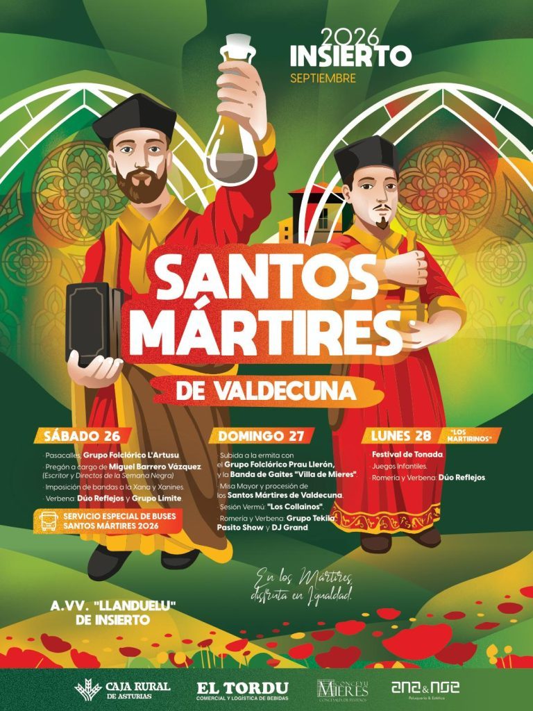 Mieres se prepara para Los Mártires, Fiesta de Interés Turístico, con tres días de celebración y la gran romería del 27 de septiembre