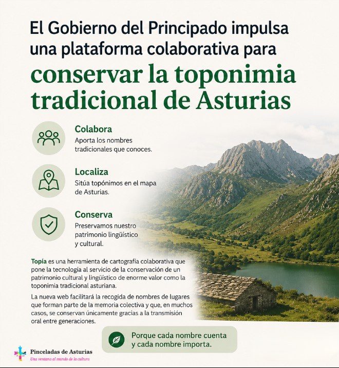 El Gobierno del Principado impulsa una plataforma colaborativa para conservar la toponimia tradicional de Asturias