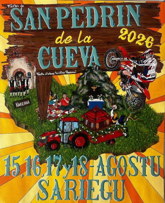 San Pedrín de la Cueva en Narzana. Sariego